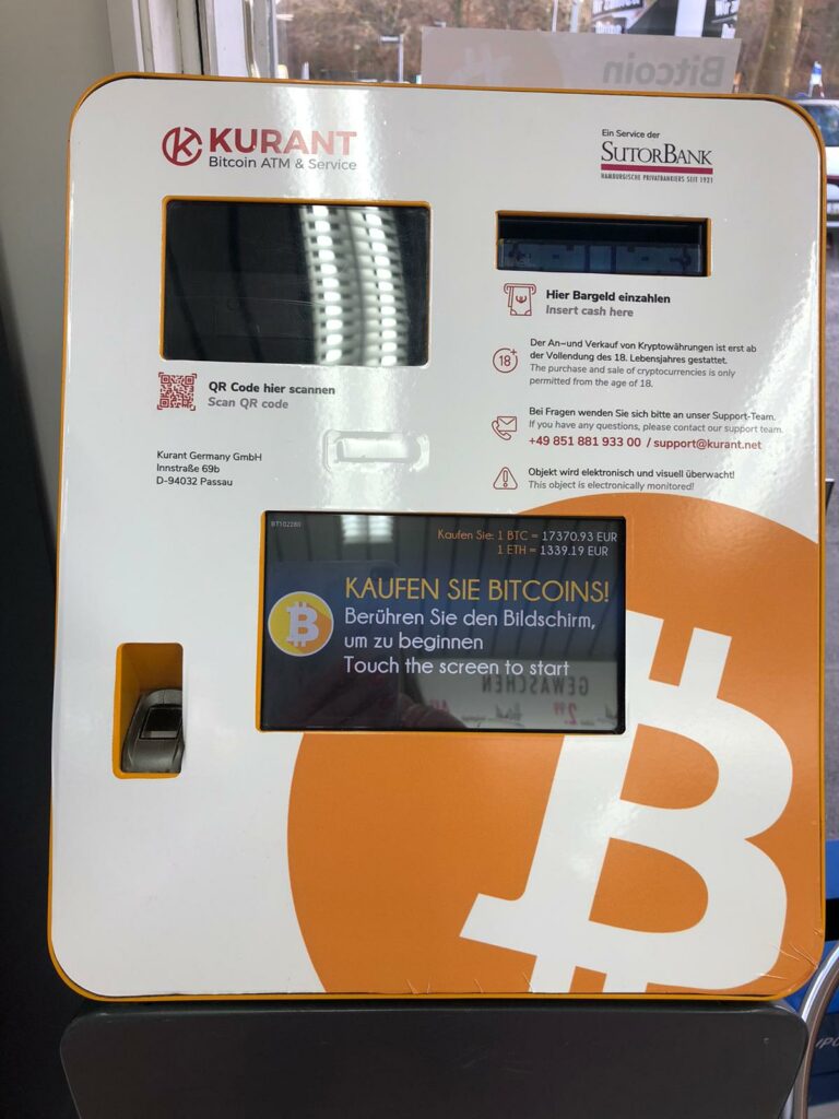 Bitcoin-Automat in Stuttgart